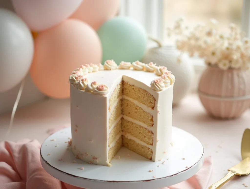 gender reveal cake 