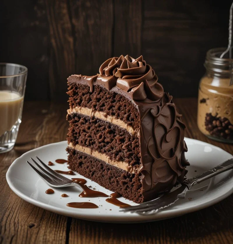 The Ultimate Triple Chocolate Cake : Rich, Moist, and Decadent