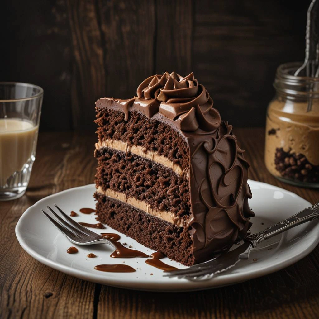 The Ultimate Triple Chocolate Cake : Rich, Moist, and Decadent