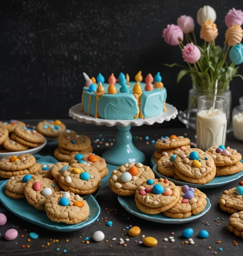 Perfect 4 ingredient peanut butter cookies for Baby Showers (Quick & Easy Recipe)