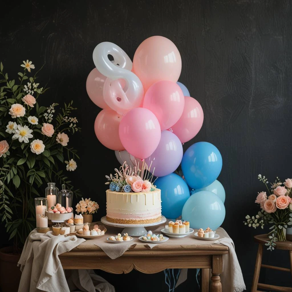 gender reveal cake