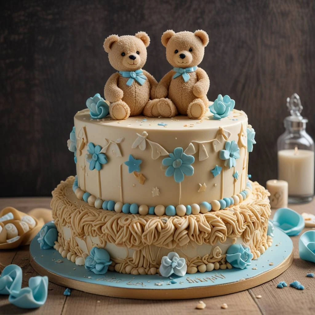 Baby shower cake