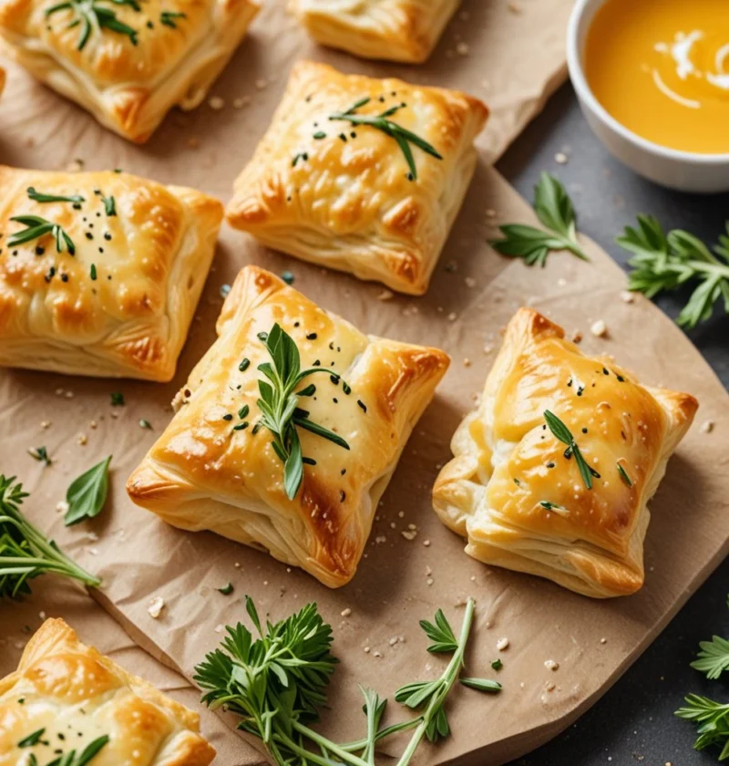 brie puff pastry bites