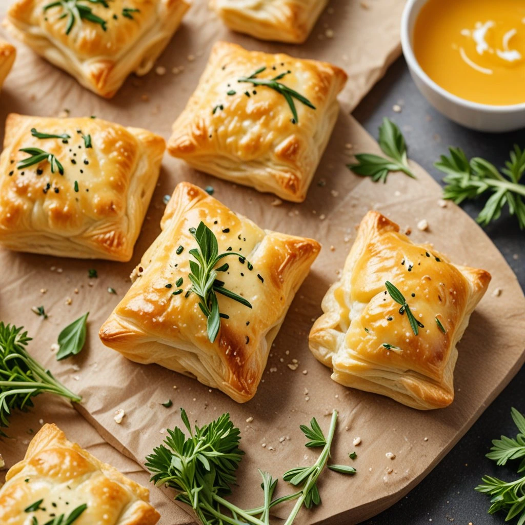 brie puff pastry bites