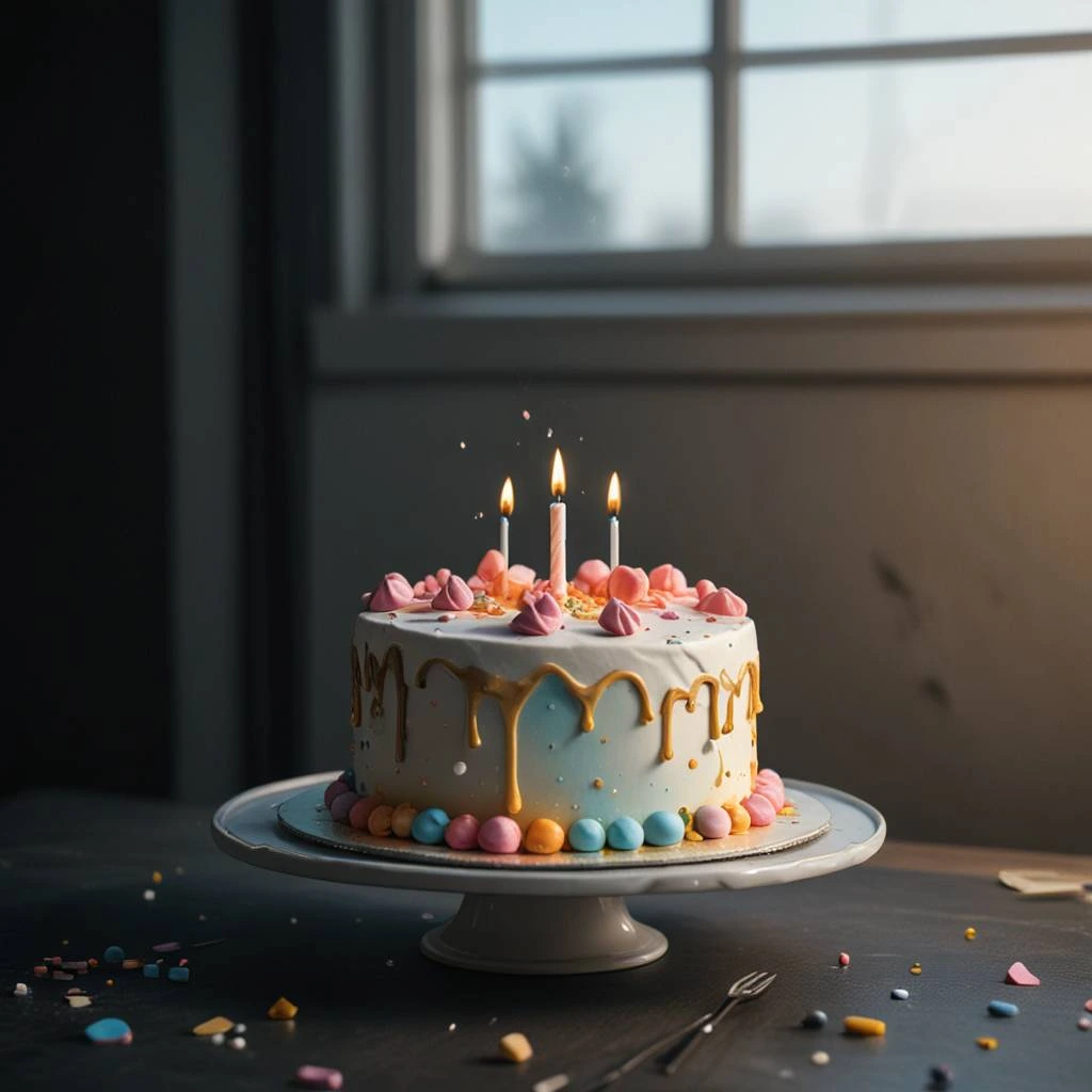 gender reveal cake