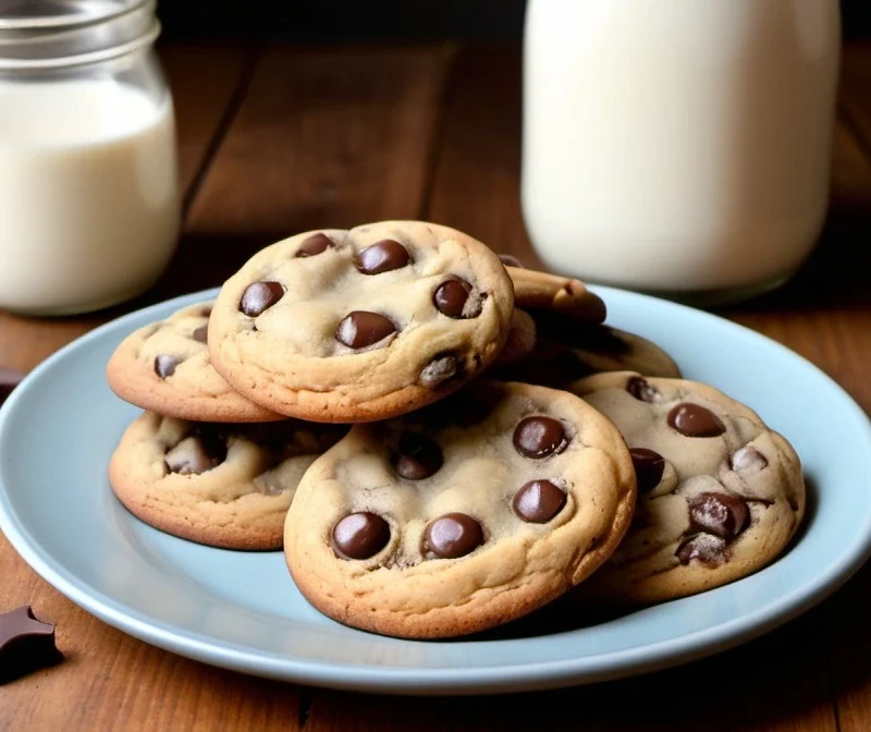 Small Batch chocolate chip cookies