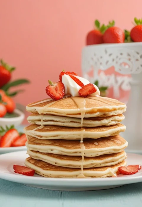 strawberry pancakes