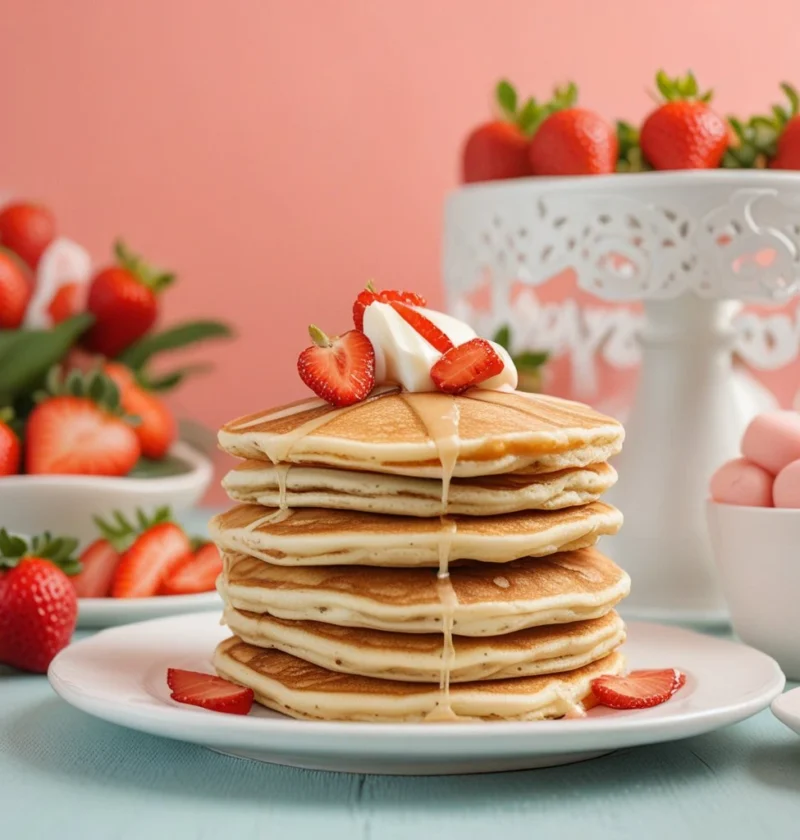 strawberry pancakes