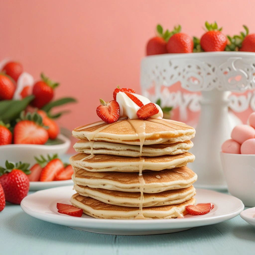 strawberry pancakes