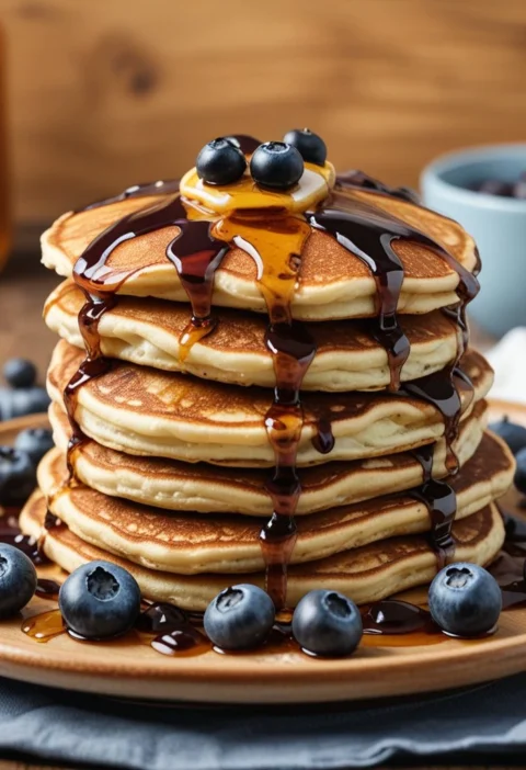 Blueberry pancake recipe