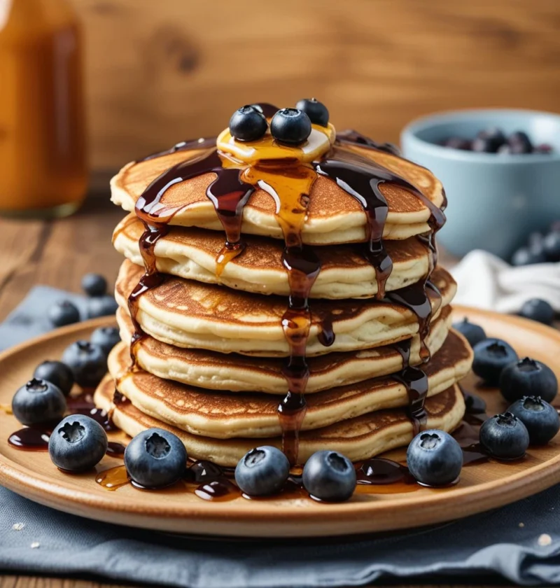 Blueberry pancake recipe