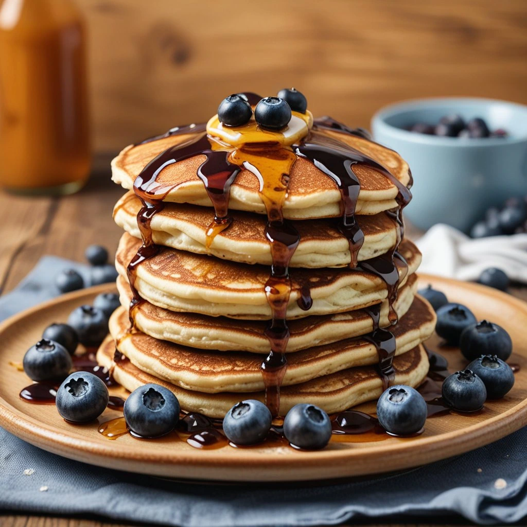 Blueberry pancake recipe