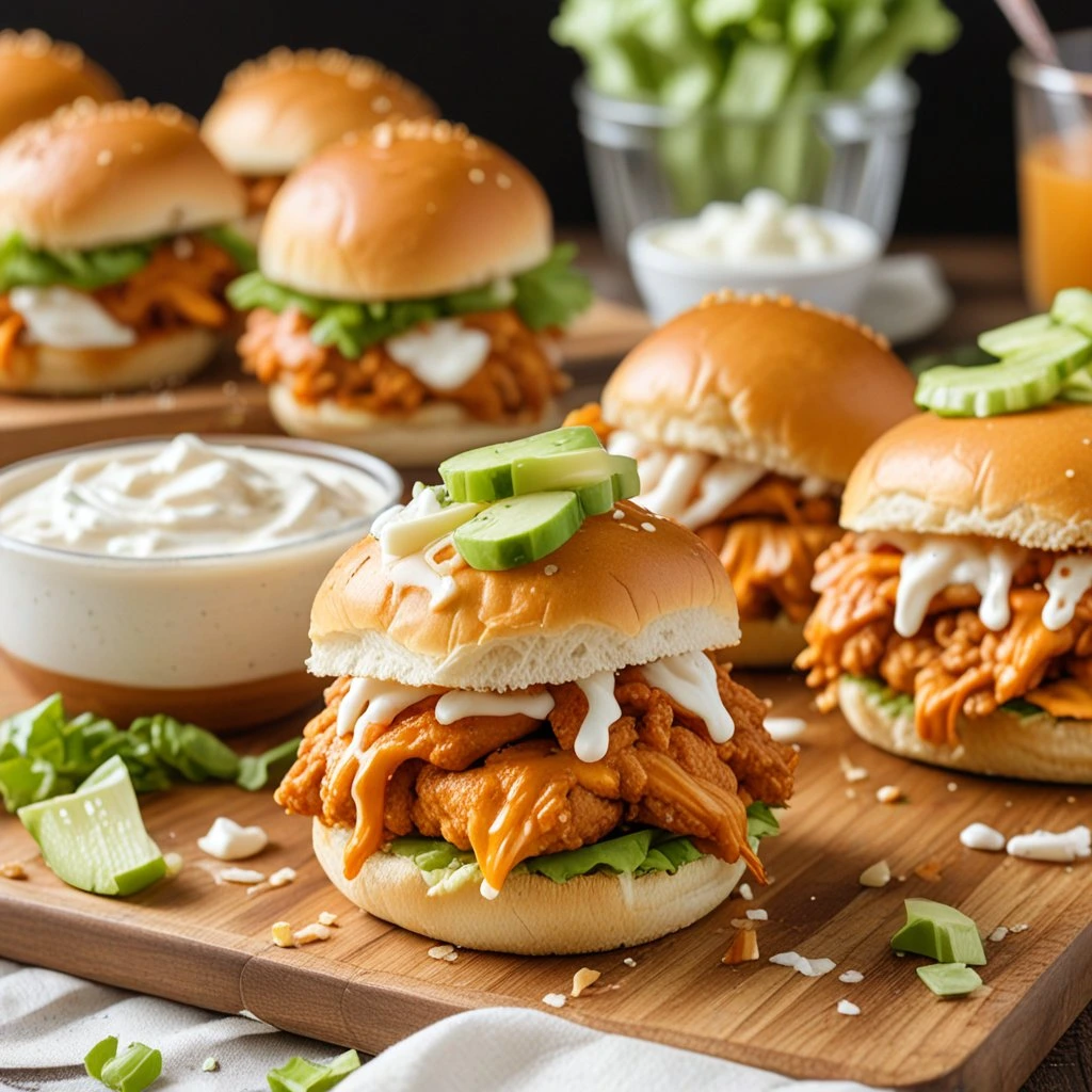 BBQ Chicken sliders