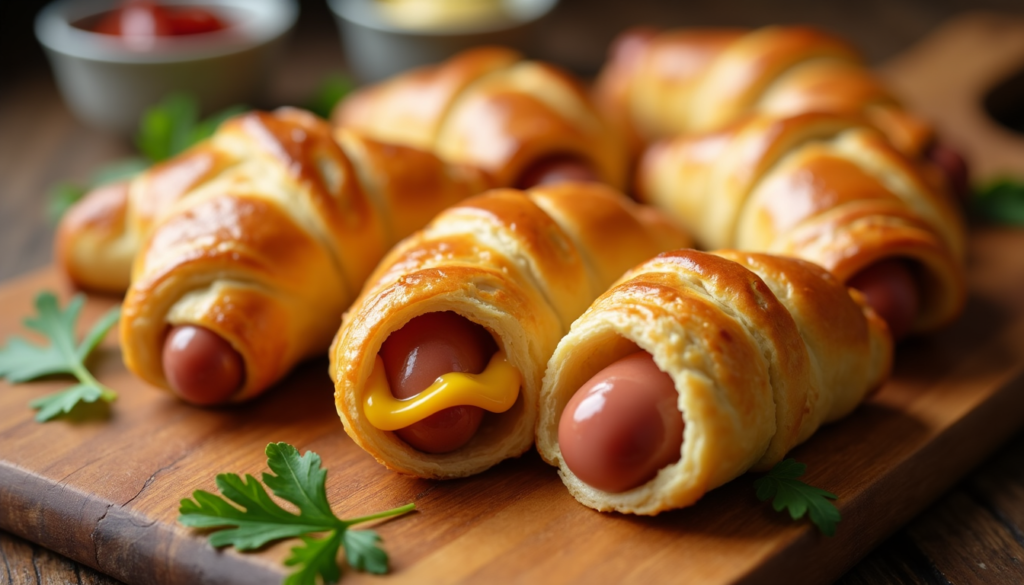 crescent roll hot dogs