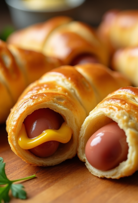 crescent roll hot dogs