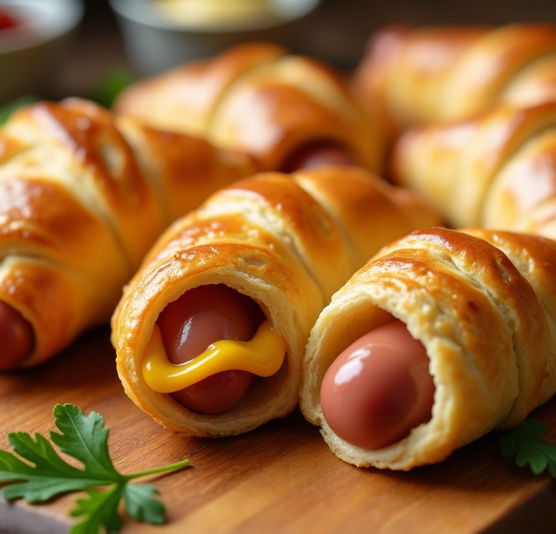 crescent roll hot dogs